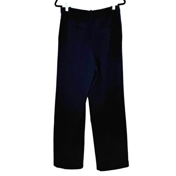 Wilfred 8 Womens Black The Effortless Pants High Rise Japanese Crepe Trousers - Picture 2 of 11
